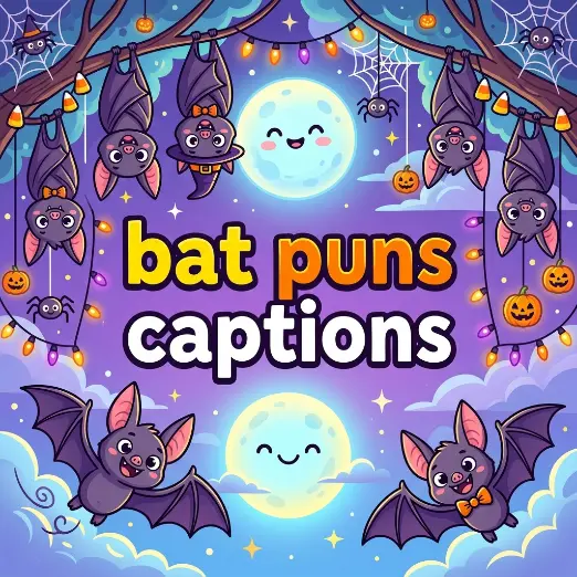 bat puns captions