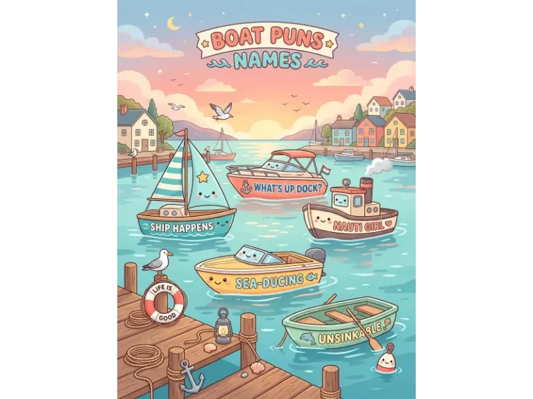 boat puns names