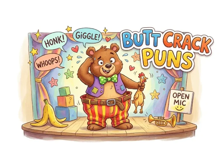 butt crack puns