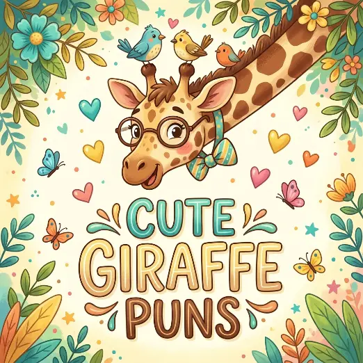 cute giraffe puns