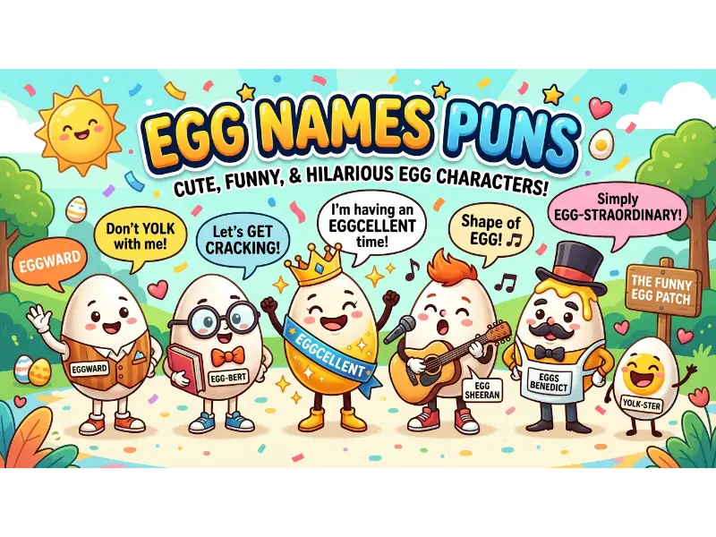 egg names puns