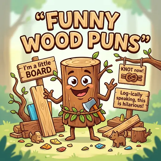funny wood puns