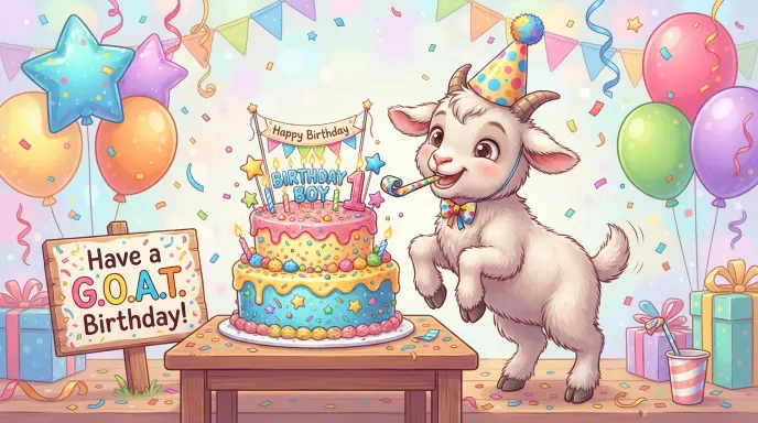 Goat Birthday Pun