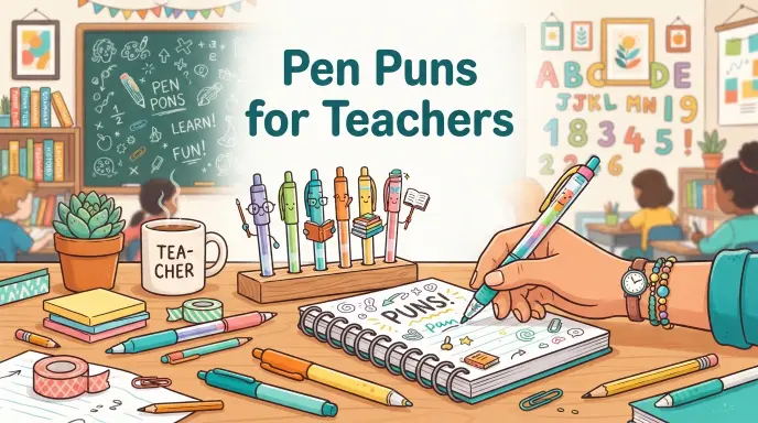 Pen Puns for Teachers
