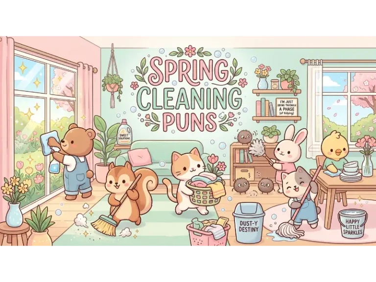 spring cleaning puns
