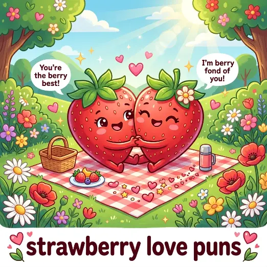 strawberry love puns