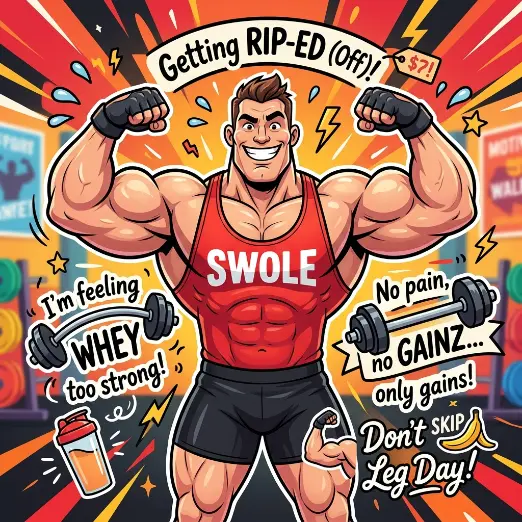 swole puns