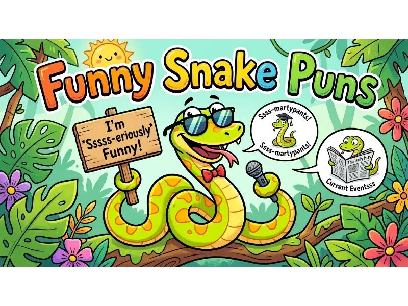 funny snake puns