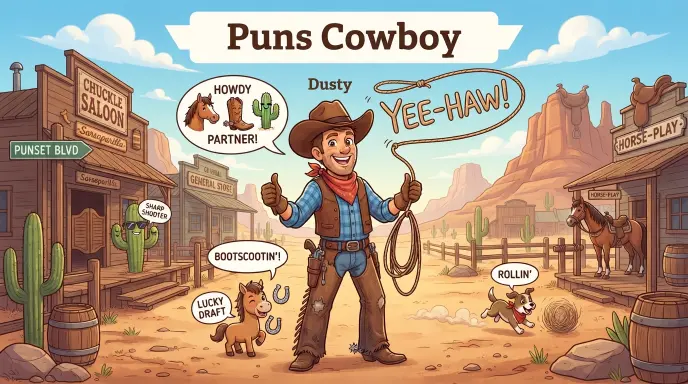 puns cowboy