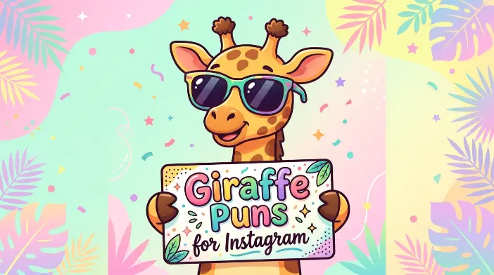 giraffe puns for instagram